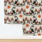Cat Mid Century Sun Car Forest Toile Mountains Modern De Jouy Traditional Wallpaper by Spoonflower Non-Pasted Wallpaper 2FT Wide